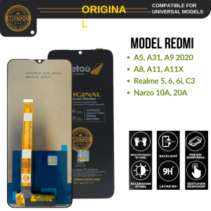 LCD TS Fullset A31 2020 A11X A8 A9 2020 A5 2020 A11 Realme 5 5i 6i Narzo 10A 20A CPH2015 CPH2073 CPH2081 CPH2029 CPH2031 Original merk Meetoo  OG Super Shinestar