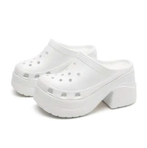 Giày dép crocs - Guốc crocs siren đế xuồng 9cm cho nữ chống trơn trượt chống hôi chân hàng nhà máy xuất xịn đầy đủ hộp hoặc túi crocs