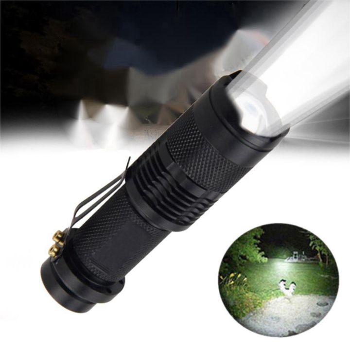 【Latest model】Telescopic Focusing Flashlight Outdoor Mini Telescopic ...