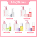 Glad2Glow Skincare Set 3pcs Set Milk Cleanser + Serum + Moisturizer Serum Wajah Pelembab Wajah Face Wash. 