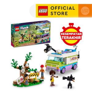 LEGO Friends 41749 Newsroom Van (446 Pieces) Mainan Anak Perempuan Building Block Toys
