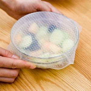 Kitchen Silicone Lids Reusable Silicone Cover Bowl Food Wrap Seal Vacuum Lid Stretch Fresh Keeping