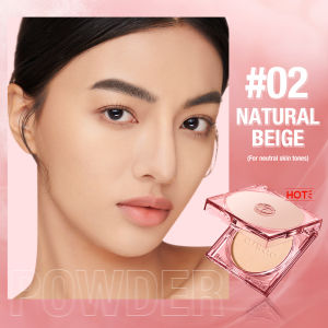 O.TWO.O Waterproof Face Powder Long Lasting 24H Full Cover Flawless Matte Finish Makeup Powder Foundation