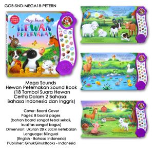 Mega Sounds Beautiful World 18 tombol suara - Buku bersuara hewan - Animals sound book [Igloo Books]