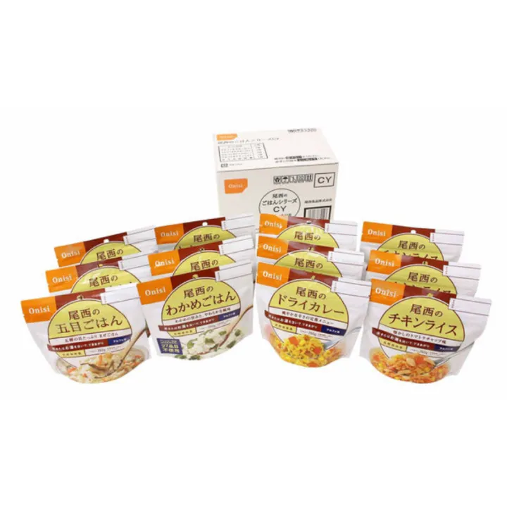 Japan [Emergency Food] ONISI FOODS Alpha Rice Onisi Rice - Japanese ...