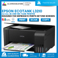 Epson EcoTank L3210 All-in-One Ink Tank Printer upgrade model of L3110. 