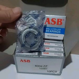 Kelahar Bearing Bering Laher lahar 6004 6004ZZ ASB Kelahar Bearing 6004 ZZ Harga Satuan / 1Pcs