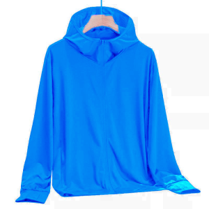 Foratjin- Jaket Mesh Hoodie UV Protection Jaket Olahraga Running gym Sepeda Men