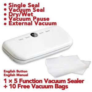 🎁 LaHome Smart Vacuum Sealer Food Sealer Machine Vacuum Sealer Machine Vacuum Sealer Bag Vacuum Sealer Food Vacuum Sealing Machine Heat Sealing Machine Automatic Food Sealer Machine Vacuum Packaging Machine Food Vacuum Packaging Household
