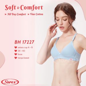 BH SOREX EXTRA SOFT & COMFORT TANPA KAWAT 17227