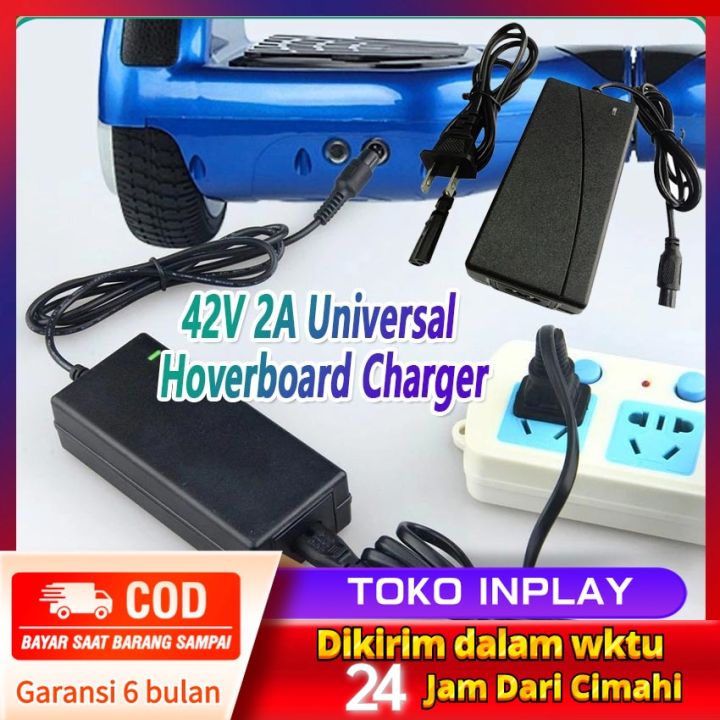 Charger Pintar Balance Power Adapter Cas untuk Hoverboard 42V 2A Adaptor  Cas untuk Skuter Hoverboard Lazada Indonesia - Main Image