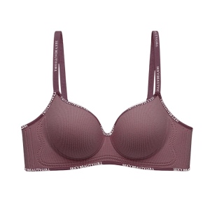 Zyla Plus Size Push Up Bra Thick Cup Wireless Seamless Comfort Bras for Women - Fashion T-Shirt Underwear