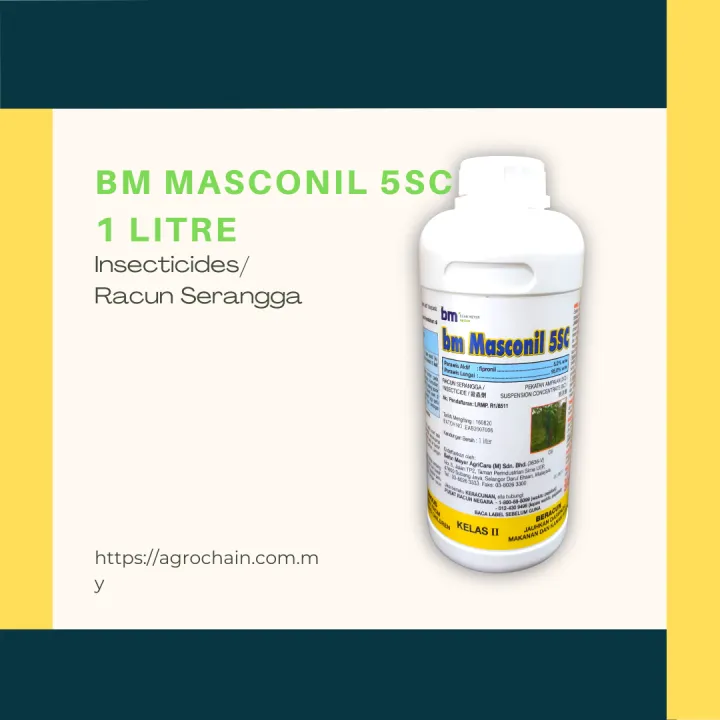 BEHN MEYER - BM MASCONIL 5SC - 1 LITRE (RACUN SERANGGA/杀虫剂/INSECTICIDE ...