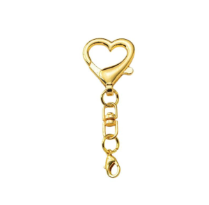 Metal Lobster Clasp Keychain Alien Peach Heart Charm DIY Bag Pendant Accessories