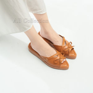 ZESSY Sandal Pita Tali Gesper Terbaru - Sandal Wanita Platfrom Mules Sendal Terbaru Kekinian Pita Manis Elegan Sandal Cewek Terbaru 2025