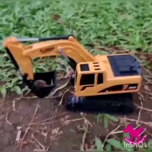 Rc Excavator Mainan Anak Beko Excavator kerukan Besi