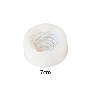 1PC 7/9cm Large Peony Silicone Mold 3D Aroma Candle Mold Food-Grade Silicone Handmade Creative Chocolate Mold Soap Mold