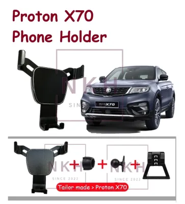 Proton S70 X50 X70 X90 Pemegang Telefon Kereta Khusus smartphone holder handphone for car wireless charger