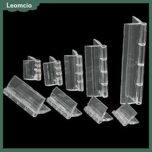 [Leomcio] 10pcs ทนทานใสบานพับพับอะคริลิคโปร่งใสบานพับแก้ว5ขนาด