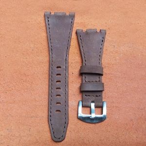 Strap Kulit Jam Tangan Asli Sapi Model AP Warna Coklat Garansi 1 Tahun