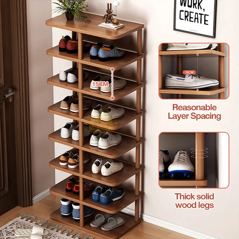 Wooden box sale shoe rack