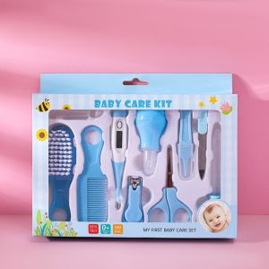 10pcs Baby Care Kit Newborn Grooming Hygiene Set nail Clipper comb Portable Tool beauty set gift set