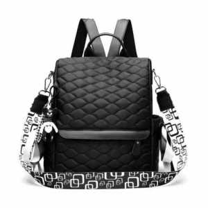 Tas Ransel Anti Maling GD36019 Backpack Multifungsi Wanita Nylon Quilted Bear