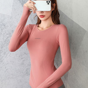 SUPERFLOWER Long Sleeves Skinny Exercise T-shirt Workout Running Jogging Training Quick-drying Yoga Tops