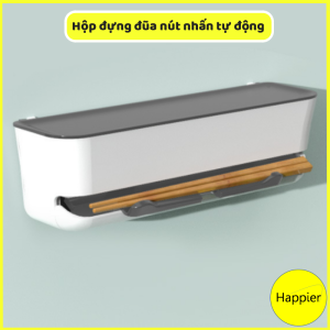 Nút Nhấn Tự Động Hộp Đựng Đũa