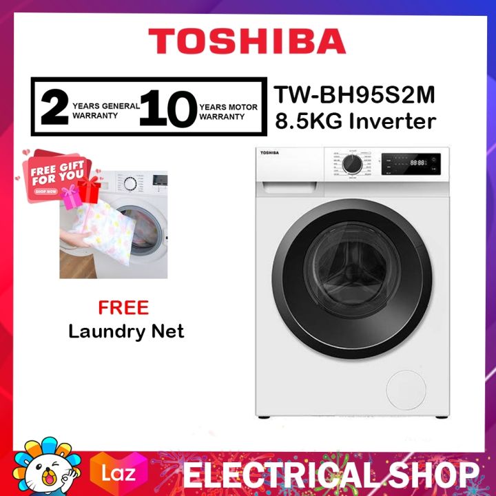Toshiba Washing Machine TWBH95S2M 8.5KG Inverter TWBH95S2M front load