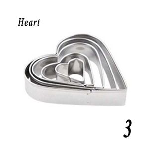 MAOMEI Trứng chiên Bánh quy Bánh Máy cắt Hình trái tim andamp hình sao bánh ngọt Cắt cookie Khuôn bánh quy Khuôn nướng Dụng cụ nấu ăn