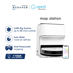 yeedi mop station Self-Washing Mop Robot Auto-Dry Mopping Pads Carpet Detection Smart Visual Mapping App Control