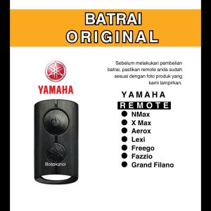 [ COD ] Baterai Remote Yamaha Fazzio Nmax Xmax Aerox Lexy Freggo Original Panasonic