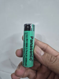 Pin sạc đầu bằng 18650 Li-ion Panasonic 4.2V - 4.200mAh dùng cho quạt sạc đèn pin tông đơ loa