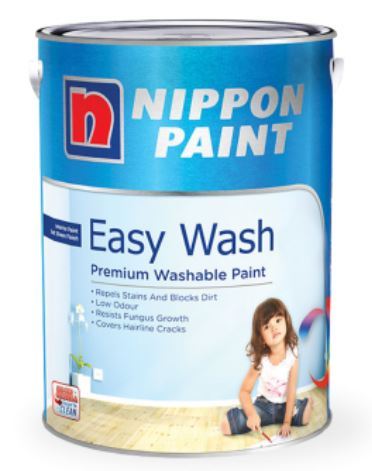 Nippon Paint EASYWASH ( 5 Liter ) - Interior Wall Paint | Lazada Singapore