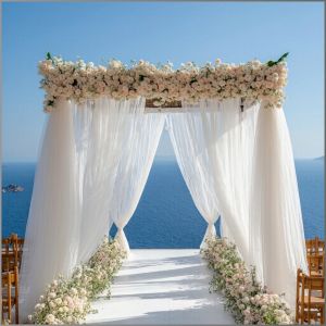 Layout Decoration Large Size Artistic Yarn Curtain Multi-scene Application Background Wedding
