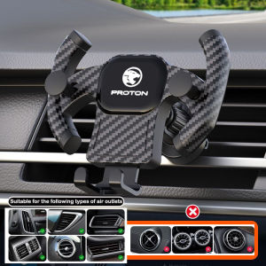 Car Vent Phone Mount Holder 360 Rotation Adjustable Car Phone Holder with Hook Suitable For Proton Saga Tiara Exora Erdana Waja Savvy Satria Putra Arena