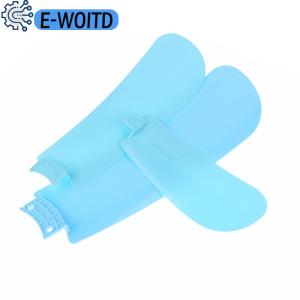 E-WOITD 2PCS 17.5 25 29.5CM Mini Fan Blade Direct Insertion Replacement Blade Universal Plastic Small Fan Leaf DIY Accessories