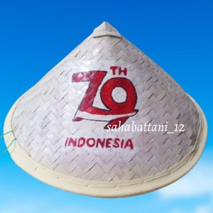 Caping petani anak paud untuk karnaval | caping karnaval anak tema kemerdekaan RI
