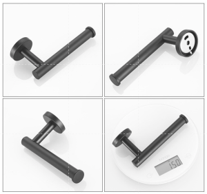 Set ตะขอ ที่แขวนทิชชู ราวแขวนผ้าขนหนูเล็ก วัสดุสแตนเลส304 ไม่เป็นสนิม Nordic Style BA-10