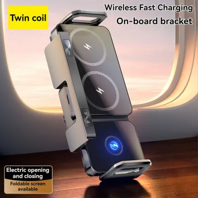BK55 Wireless Car Charger 15W Fast Charging | Auto Clamping Auto Sensor Phone Holder Wireless Charging Car Accessories