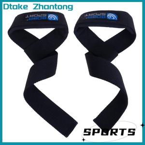 Dtake 2X Padded weight lifting straps training gym gloves hand bar wrist wraps support