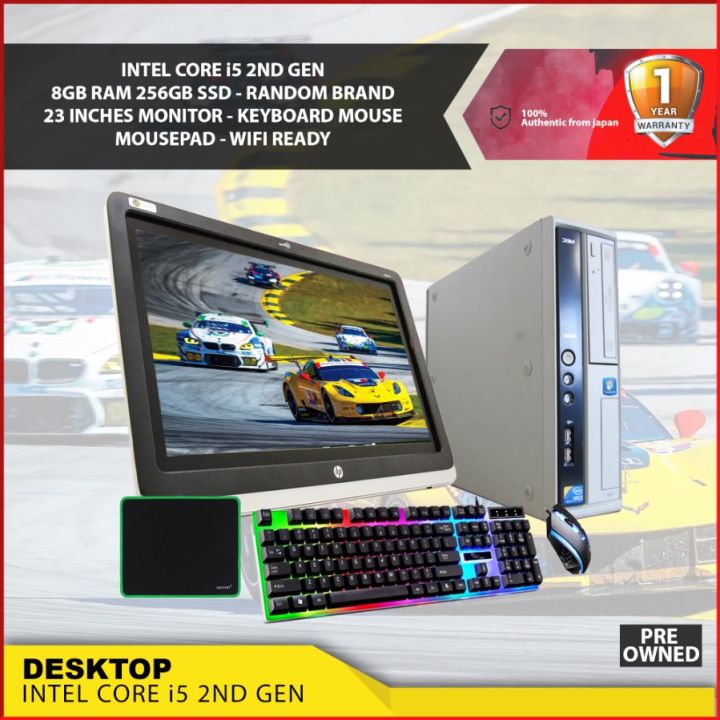 Computer Set - Intel Core i5 2nd Gen 8GB Ram 256GB SSD 23 Inches S230TM ...