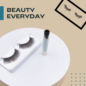 Bulu Mata Palsu Natural dan Lem 1 Set  Kode Art 13