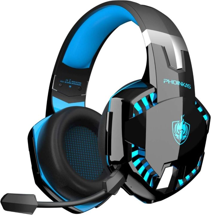 G2] PHOINIKAS Bluetooth Wireless Gaming Headset, Gaming Headset