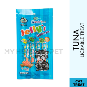 Petto Tomodachi Jelly Queese Pack Churu Churu Cat Treat 4pcs x 15g Cat Food Cat Treats Wet Food Share Treats