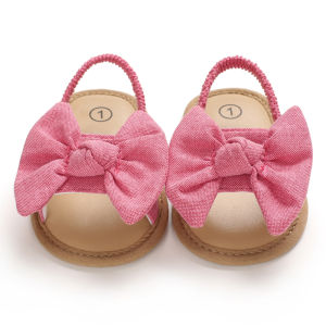 2023 New 0-18M Summer Newborn Baby Girls Boys Sandals Shoes Butterfly Flat With Heel Soft Bottom Anti Slip Shoe