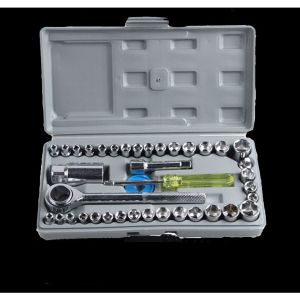 Bộ dụng cụ mở bulong ốc vít đa năng 46 chi tiết Bộ dụng cụ sửa chữa oto xe máy 46 món đa năng - Aeneas Shop