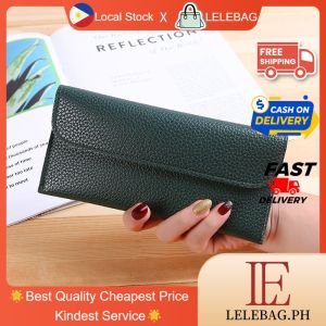 Ladies Long Wallet Fashion Thin Student Wallet Simple Korean style pattern mobile phone