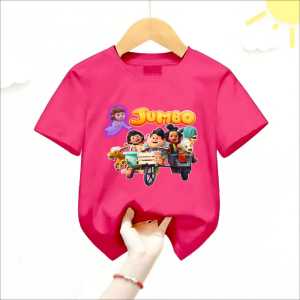 Atasan Baju Kaos Untuk Anak Laki Perempuan Motif Film Animasi JUMBO Viral Usia 1-12 Tahun